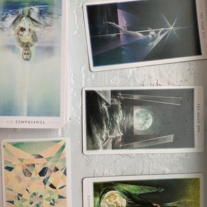 Aesthetic tarot card deck
